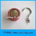 Wholesales rubber coated Neodymium pot magnetic hook